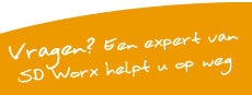 Vragen? Een expert van SD Worx helpt u op weg